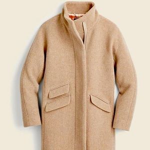 J. Crew Sandstone Cocoon Coat Sz. 8